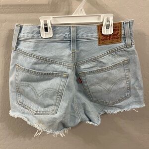 Levi's Women's Light Blue Denim Shorts